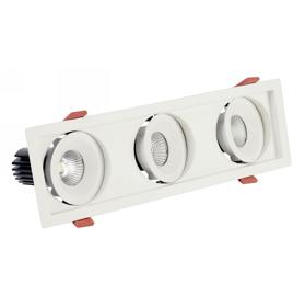 BEZZ 12-3 Recessed Ceiling Luminaires Dlux Multi-Head Recess Ceiling